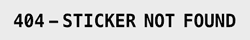 bumper sticker